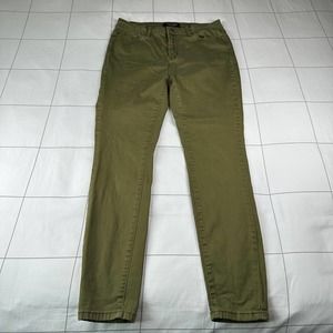 Judy Blue Jeans Womens 31 Green Skinny Fit Casual Stretch Classic High Rise